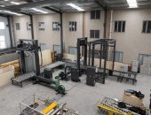 瓦楞紙板托盤(pán)井型捆扎纏繞包裝線